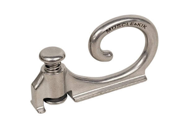 5) Silver Aluminum Wall-Mounted Anchor Fitness System - Hook Mount Attachment