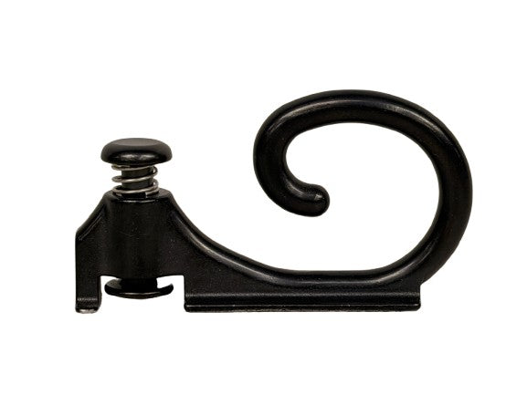 6) Black Aluminum Wall-Mounted Anchor Fitness System - Hook Mount Attachment