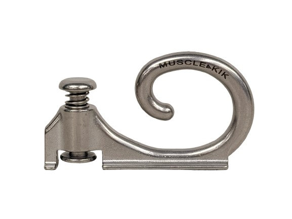 5) Silver Aluminum Wall-Mounted Anchor Fitness System - Hook Mount Attachment