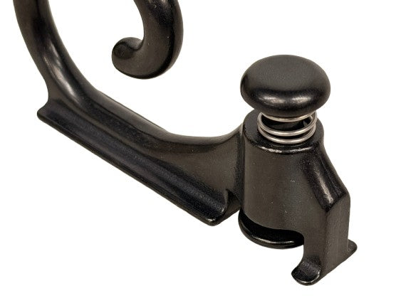 6) Black Aluminum Wall-Mounted Anchor Fitness System - Hook Mount Attachment